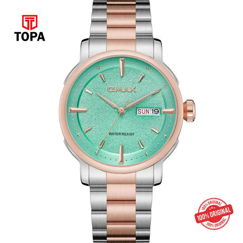 Omax SQ-DT001CTSI Metal Band Men Watch - Topa