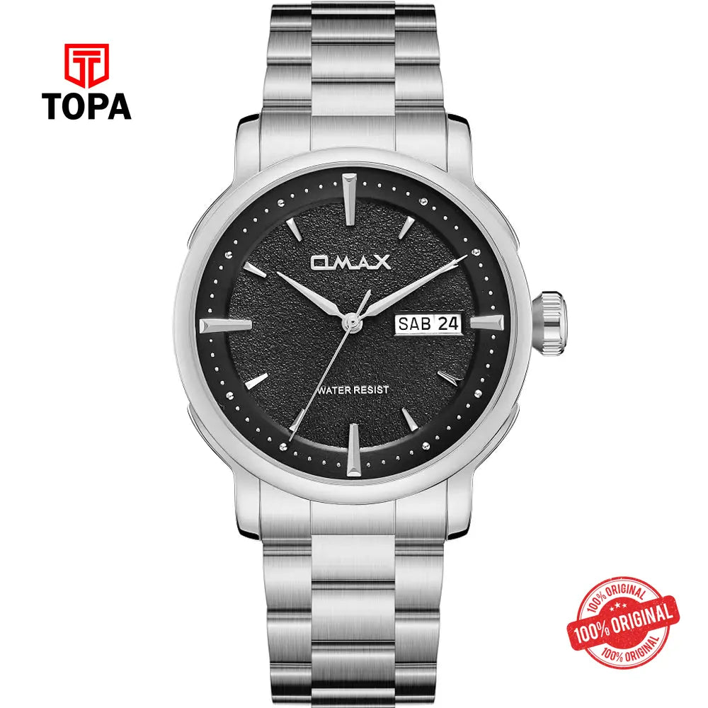 Omax SQ-DT001P23I Metal Band Men Watch - Topa