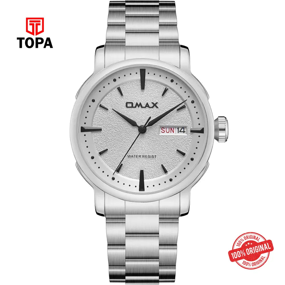 Omax SQ-DT001P33I Metal Band Men Watch - Topa