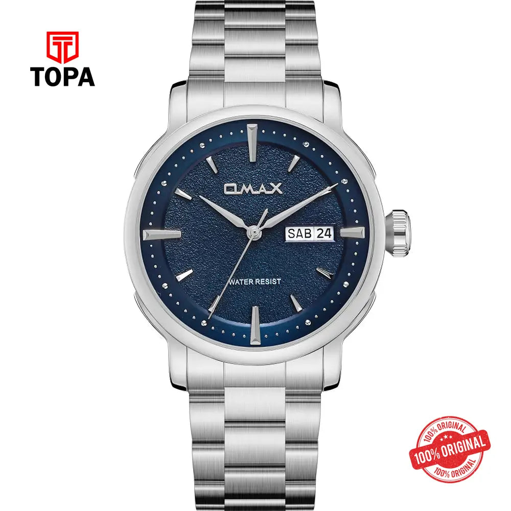 Omax SQ-DT001PJ3I Metal Band Men Watch - Topa