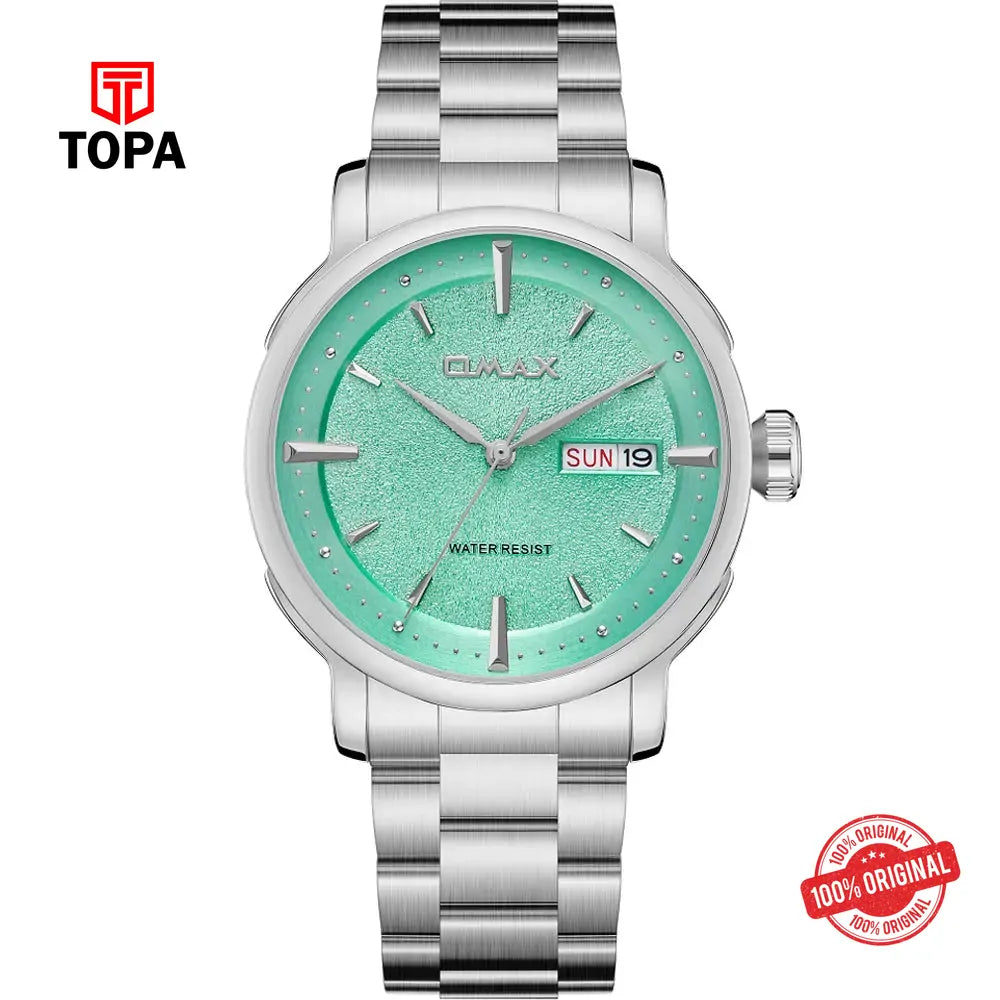 Omax SQ-DT001PT3I Metal Band Men Watch - Topa