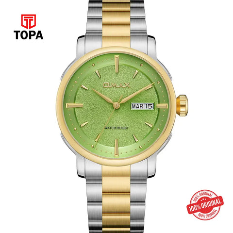 Omax SQ-DT001T0II Metal Band Men Watch - Topa