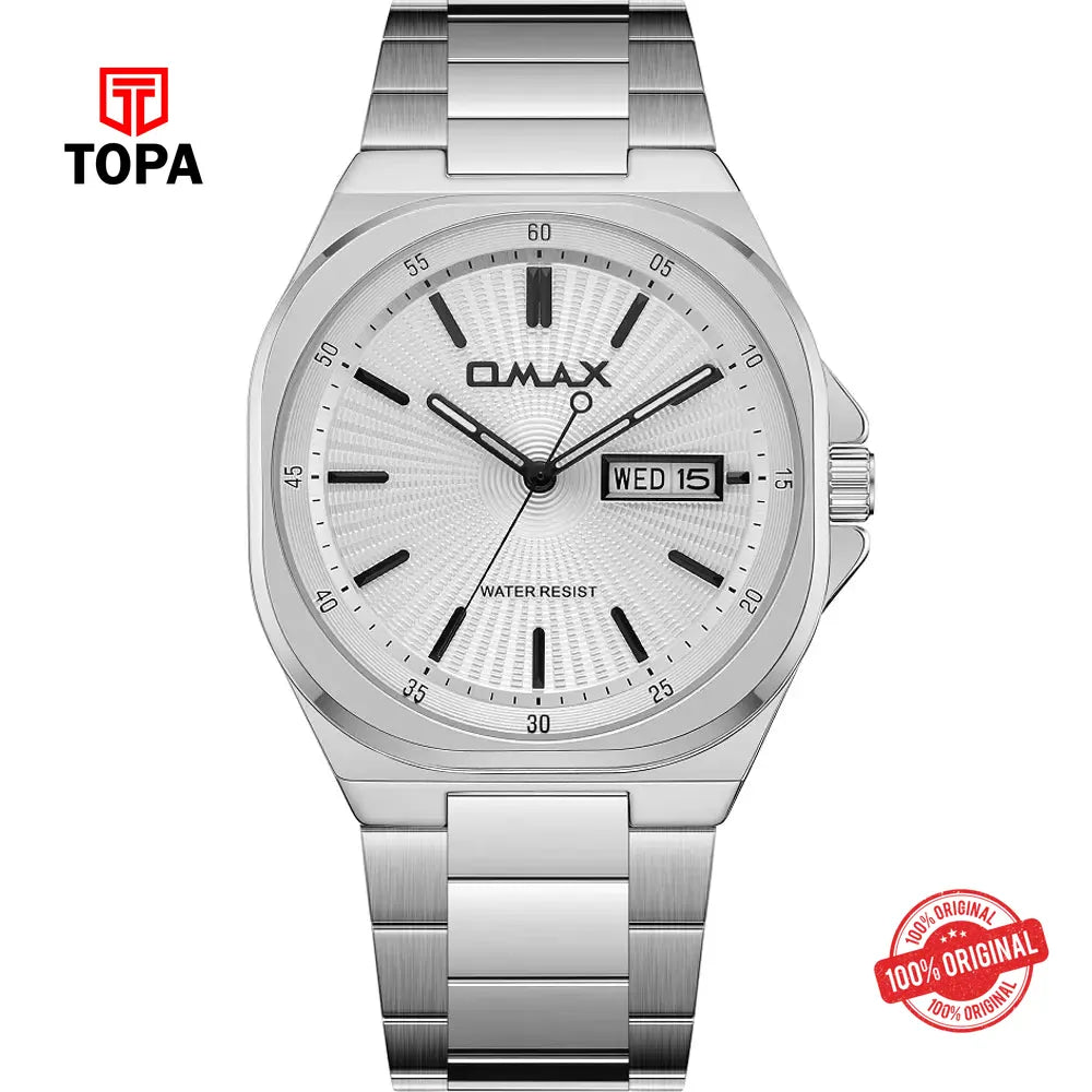 Omax SQ-DT003P33I Metal Band Men Watch - Topa