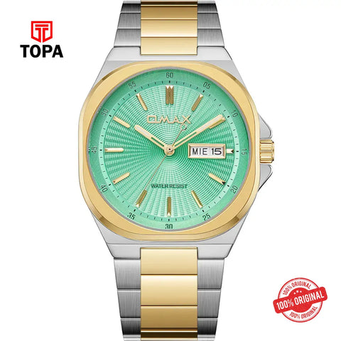 Omax SQ-DT003TTII Metal Band Men Watch - Topa