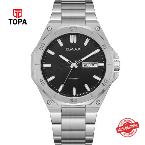 Omax SQ-DT007P23I Metal Band Men Watch - Topa