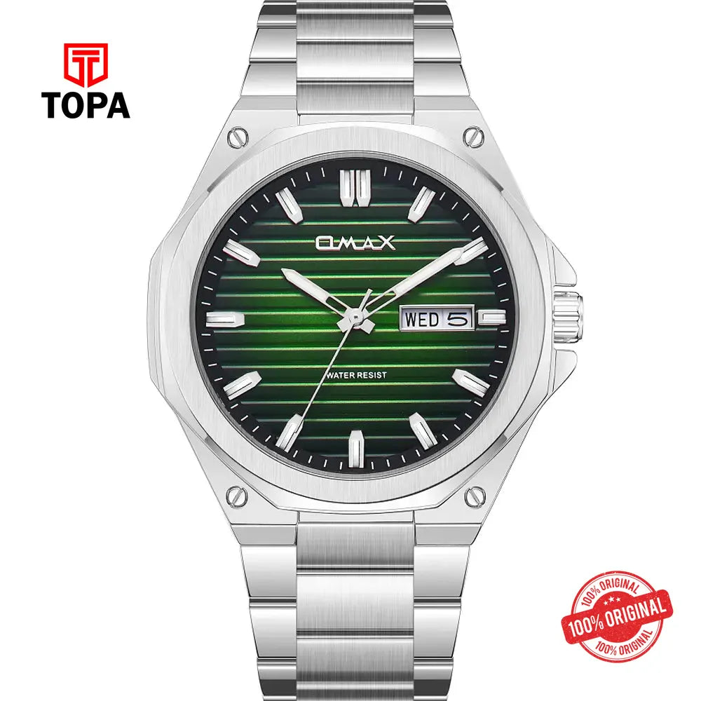 Omax SQ-DT009PD3I1 Metal Band Men Watch - Topa