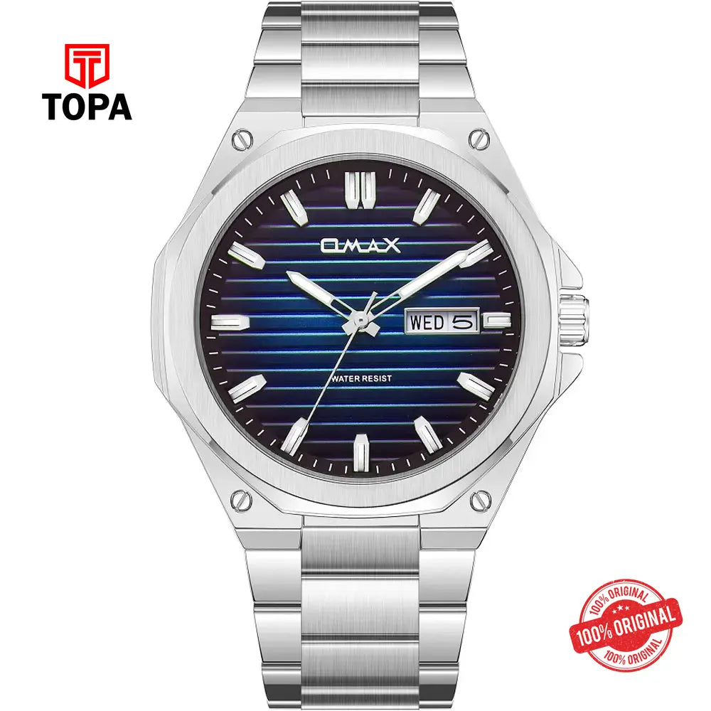 Omax SQ-DT009PJ3I1 Metal Band Men Watch - Topa