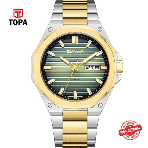 Omax SQ-DT009THII3 Metal Band Men Watch - Topa