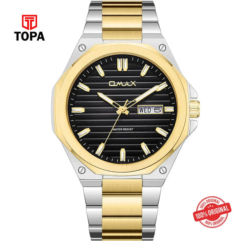 Omax SQ-DT009TRII3 Metal Band Men Watch - Topa