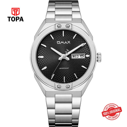 Omax SQ-DT013P23I Metal Band Men Watch - Topa
