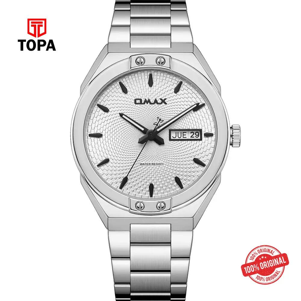 Omax SQ-DT013P33I Metal Band Men Watch - Topa