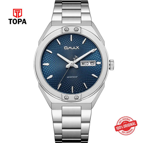 Omax SQ-DT013PJ3I Metal Band Men Watch - Topa