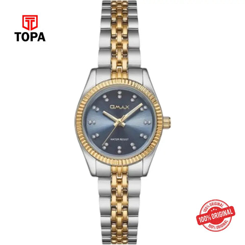 Omax UT-DS002T4IS Metal Band Women Watch - Topa