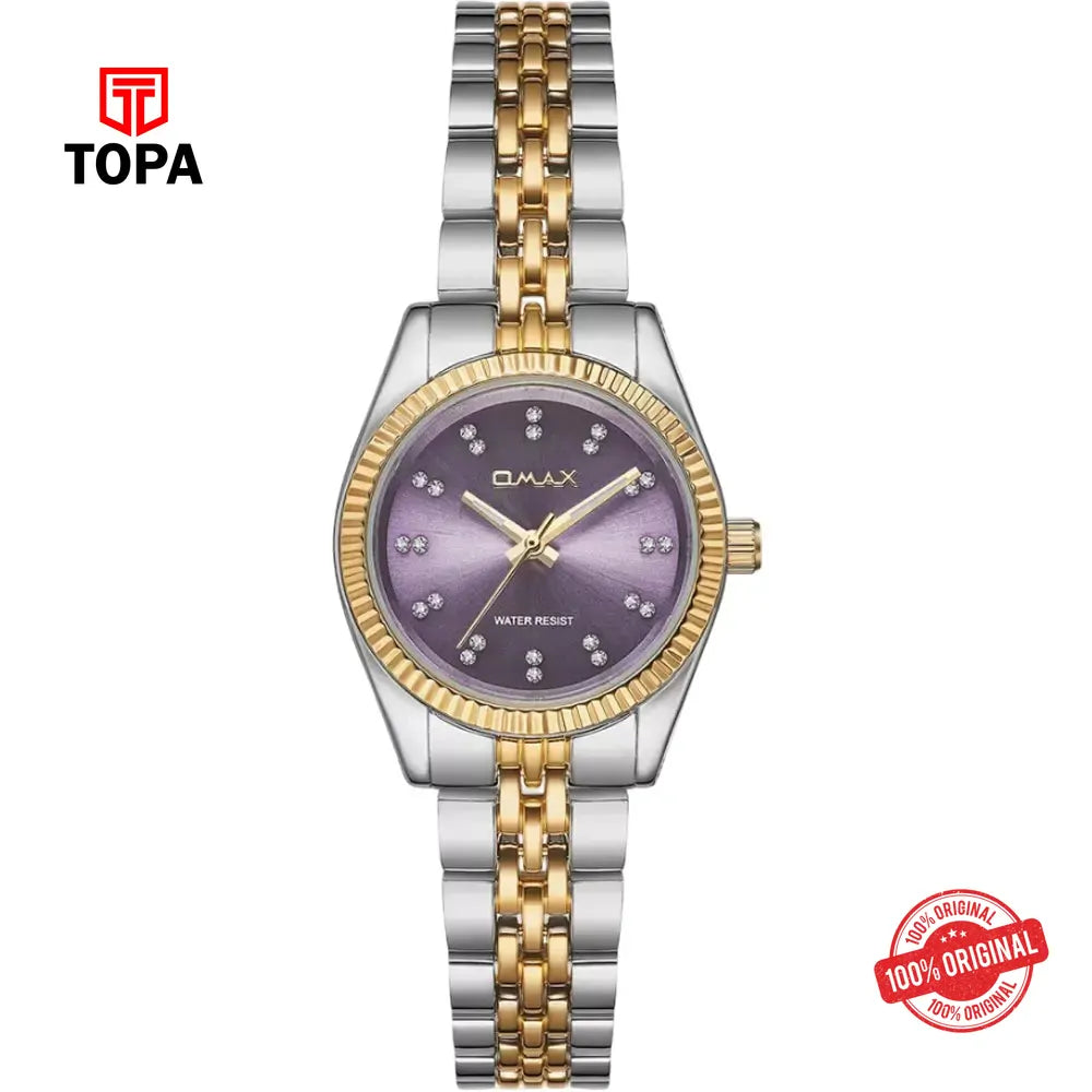Omax UT-DS002TRIS Metal Band Women Watch - Topa