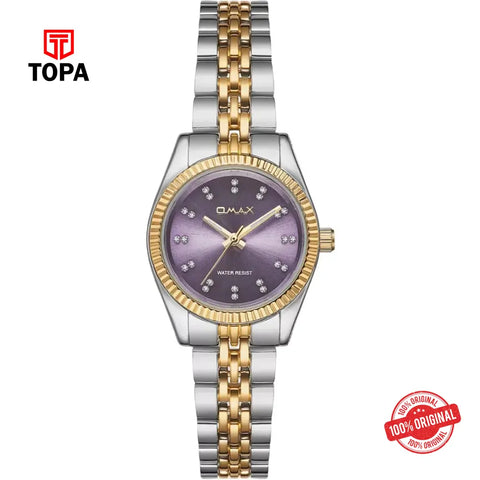 Omax UT-DS002TRIS Metal Band Women Watch - Topa