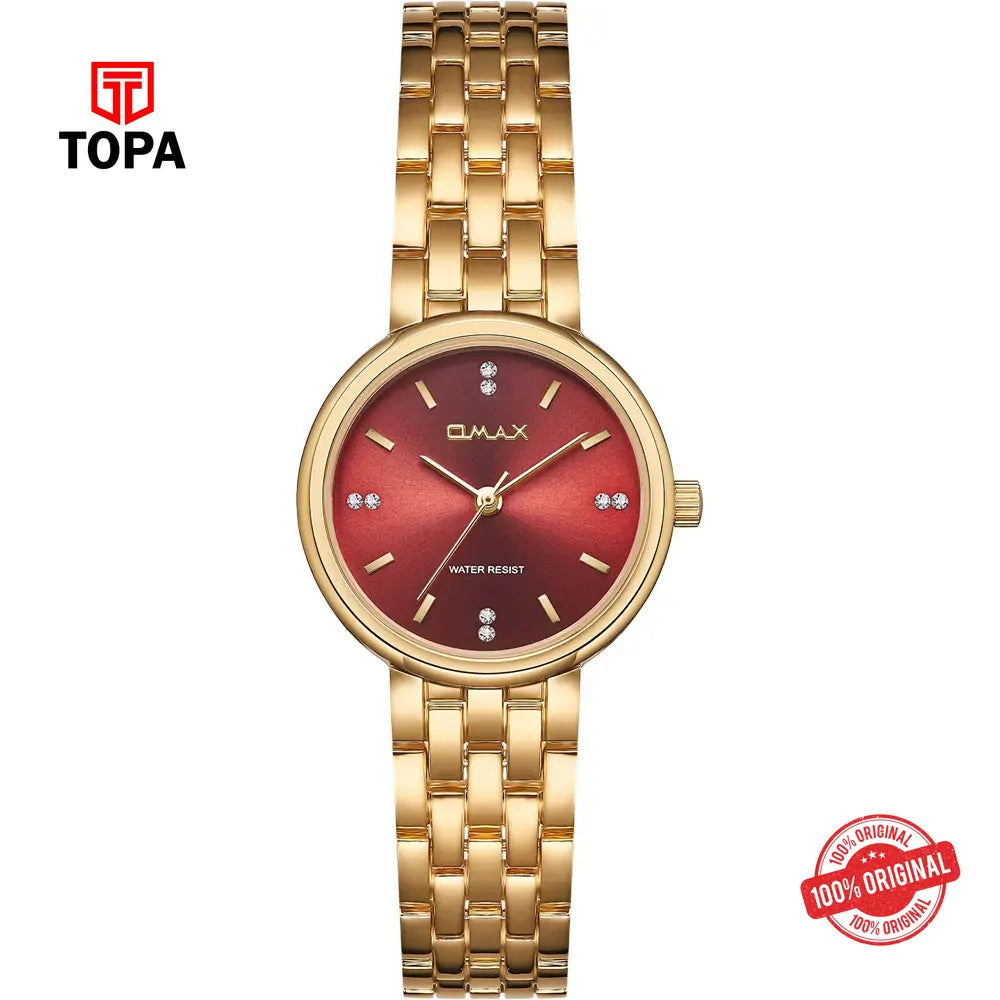 Omax UT-DS006G71I Metal Band Women Watch - Topa
