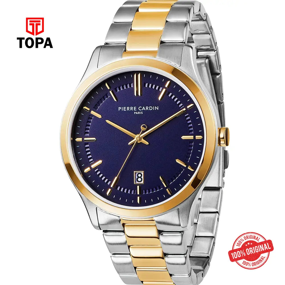 Pierre Cardin CF.0304.SU.G Metal Band Men Watch - Topa