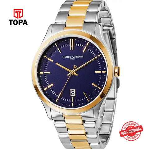 Pierre Cardin CF.0304.SU.G Metal Band Men Watch - Topa