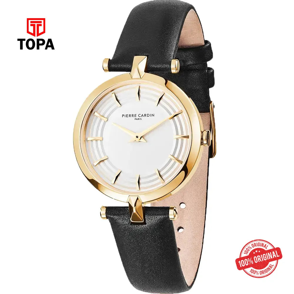 Pierre Cardin CF.0701.LB Leather Band Women Watch - Topa