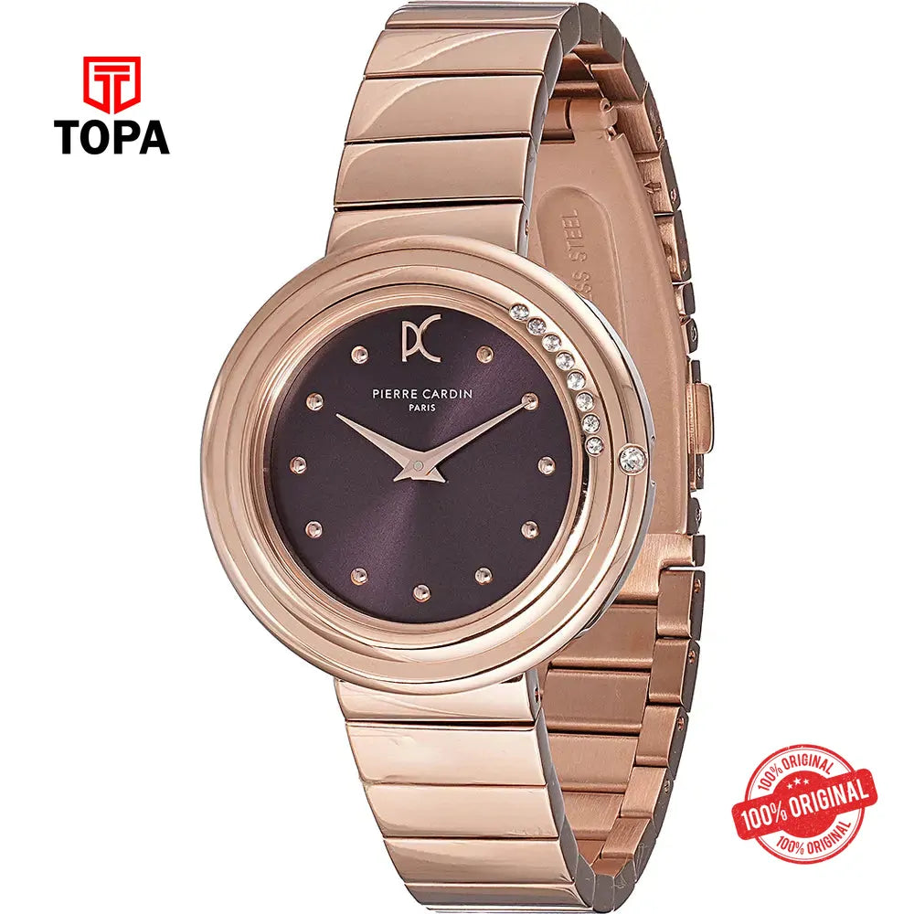 Pierre Cardin CF.1010.MR Metal Band Women Watch - Topa