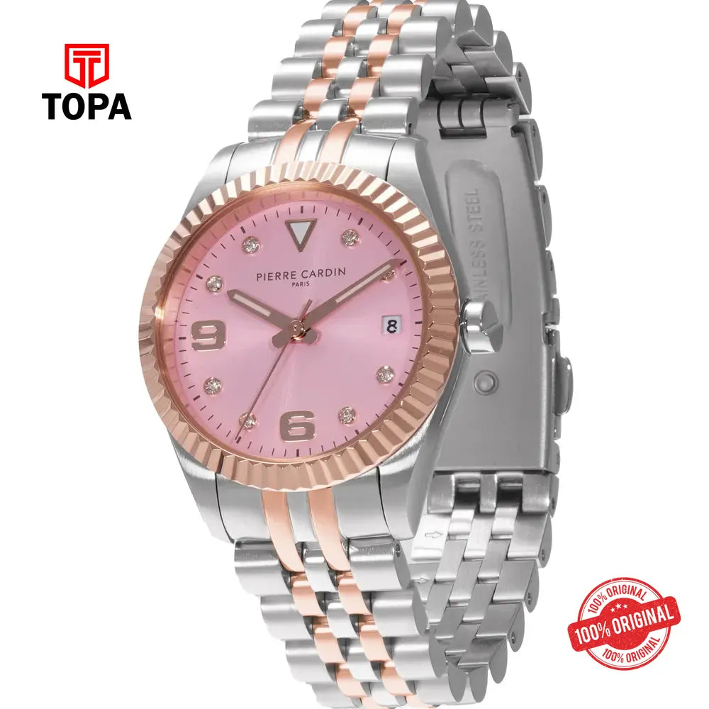Pierre Cardin CF.1012.MU.7 Metal Band Women Watch - Topa