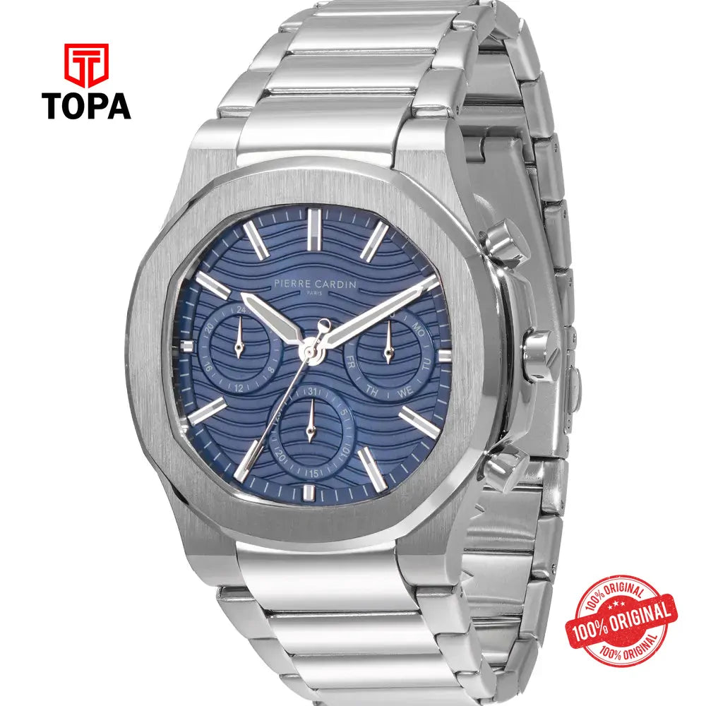Pierre Cardin CF.1015.MS.3 Metal Band Men Watch - Topa