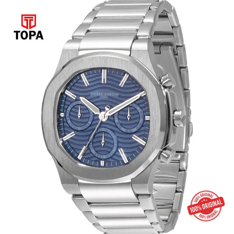 Pierre Cardin CF.1015.MS.3 Metal Band Men Watch - Topa