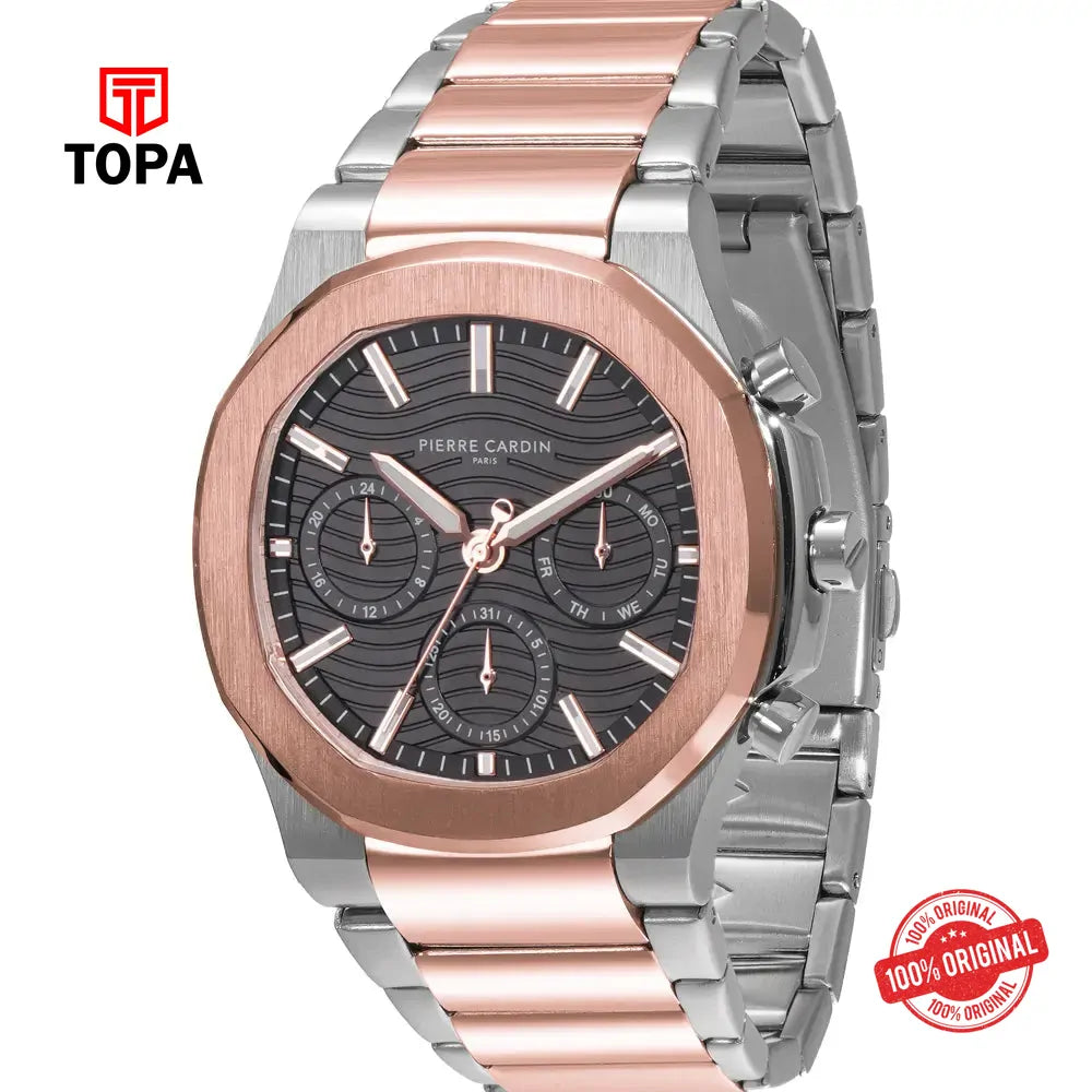 Pierre Cardin CF.1015.MU.2 Metal Band Men Watch - Topa