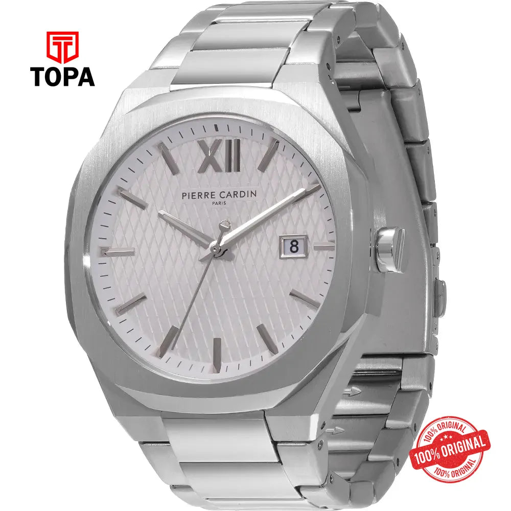 Pierre Cardin CF.1016.MS.3 Metal Band Men Watch - Topa