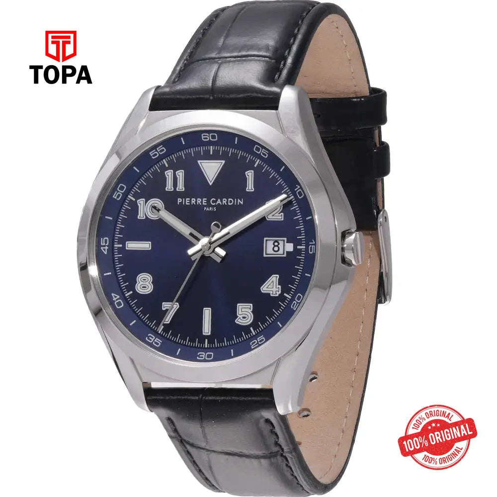 Pierre Cardin CF.1018.LB.2 Leather Band Men Watch - Topa