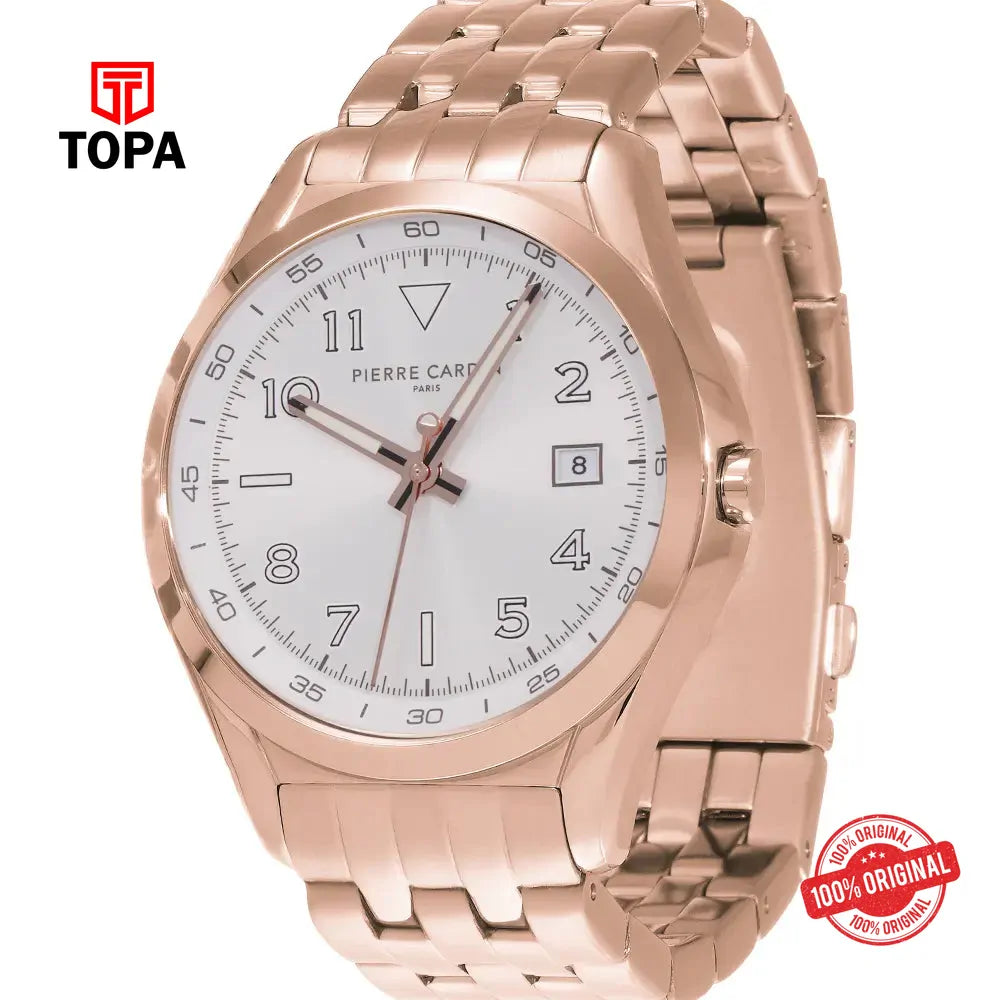 Pierre Cardin CF.1018.MR.1 Metal Band Men Watch - Topa