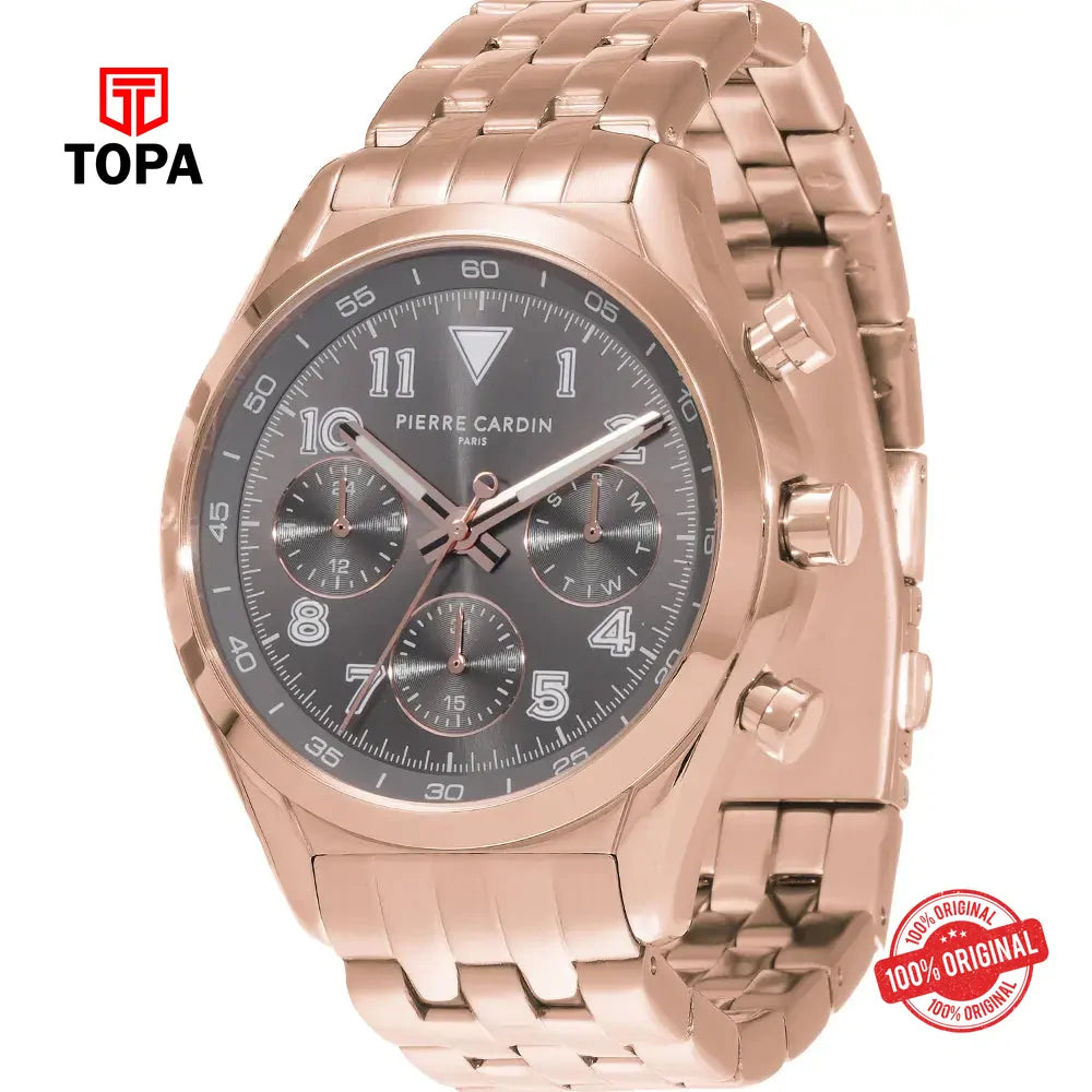 Pierre Cardin CF.1019.MR Metal Band Men Watch - Topa