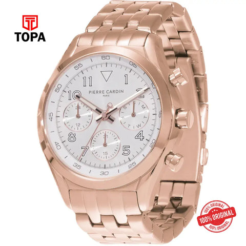 Pierre Cardin CF.1019.MR.1 Metal Band Men Watch - Topa