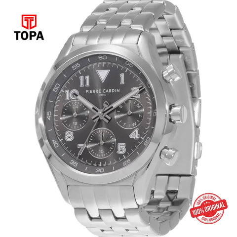 Pierre Cardin CF.1019.MS.3 Metal Band Men Watch - Topa
