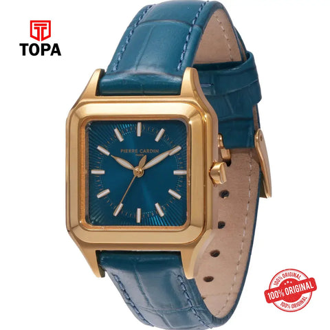 Pierre Cardin CF.1024.LD Leather Band Women Watch - Topa