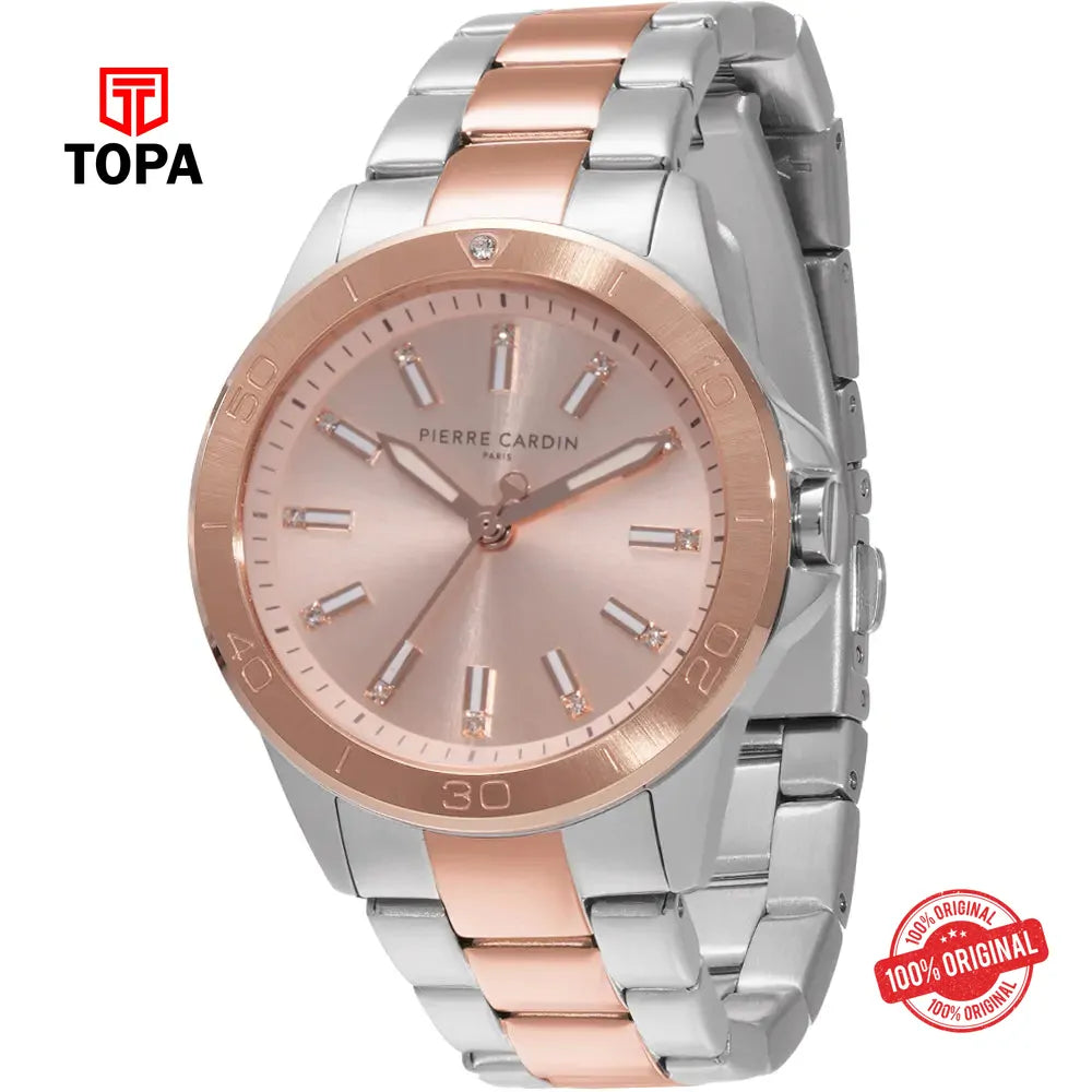 Pierre Cardin CF.1025.MU.3 Metal Band Men Watch - Topa