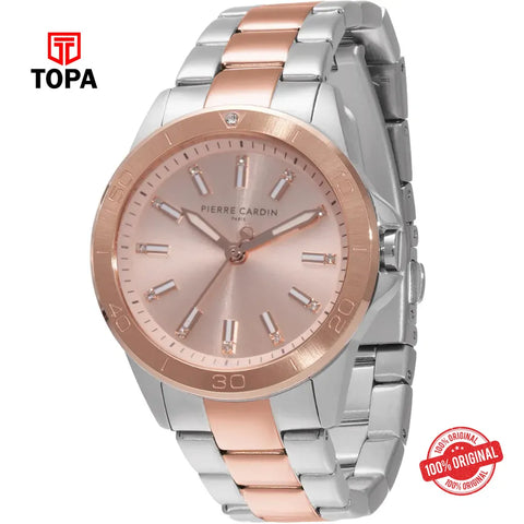 Pierre Cardin CF.1025.MU.3 Metal Band Men Watch - Topa