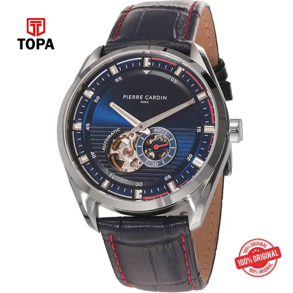 Pierre Cardin CF.1029.LD Leather Band Men Watch - Topa