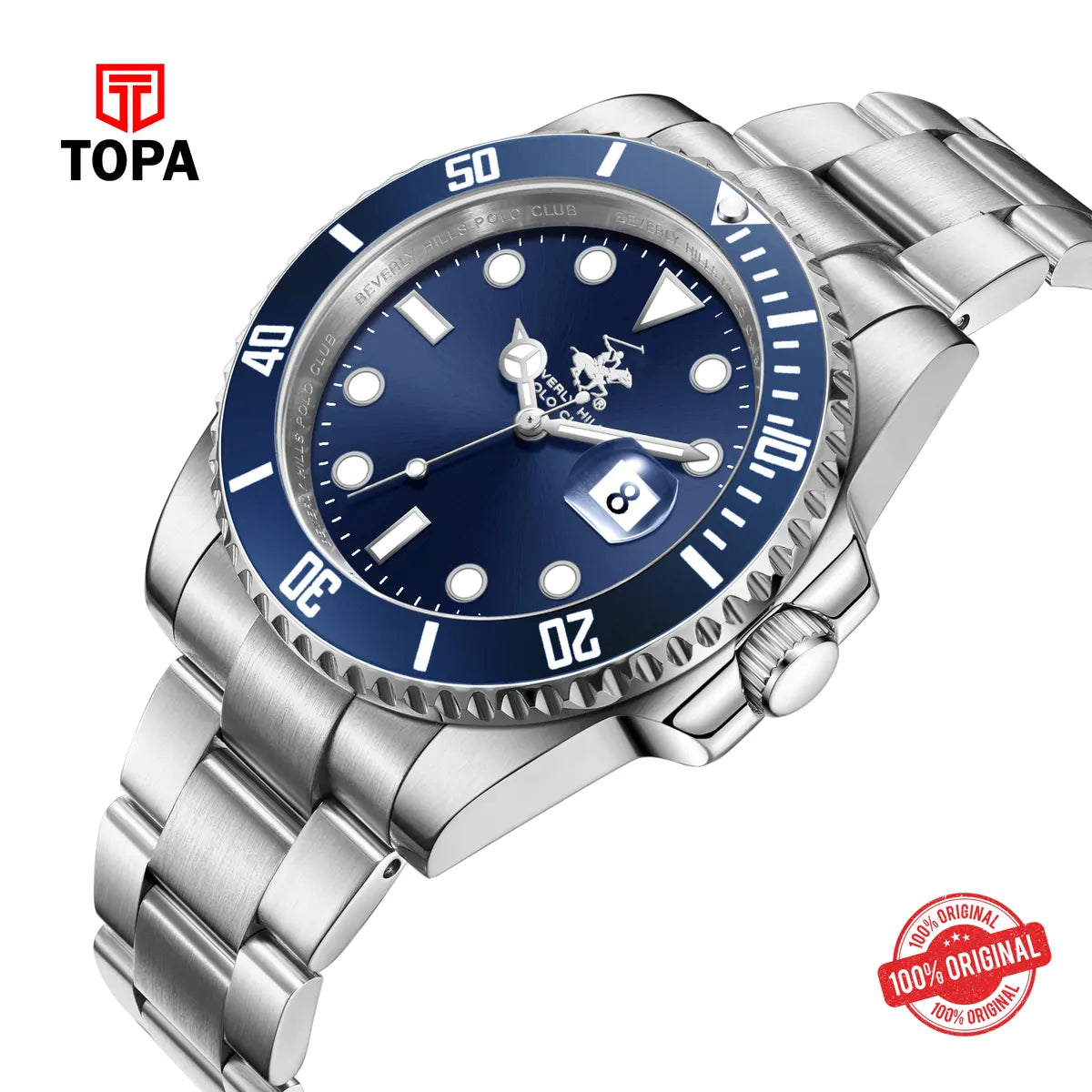 Polo Men's Stainless Steel Watch BP3791X.390 - Topa