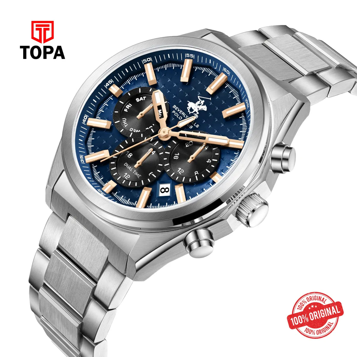 Polo Men's Stainless Steel Watch BP3831X.391 - Topa