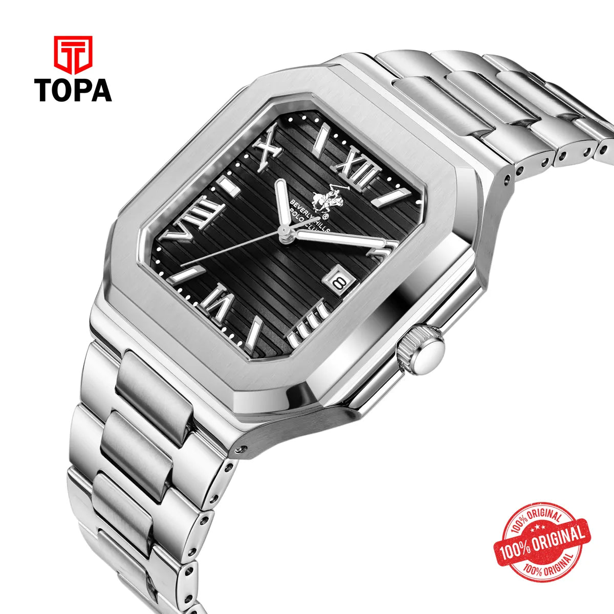 Polo Men's Stainless Steel Watch BP3845X.350 - Topa
