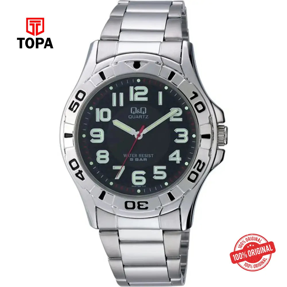 Q&Q Q626J205Y Metal Band Men Watch - Topa