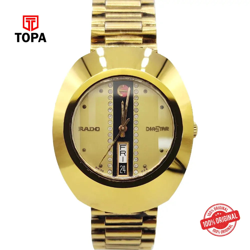 Rado 02963 Diastar Pre-Owned Metal Band Men Watch - Topa