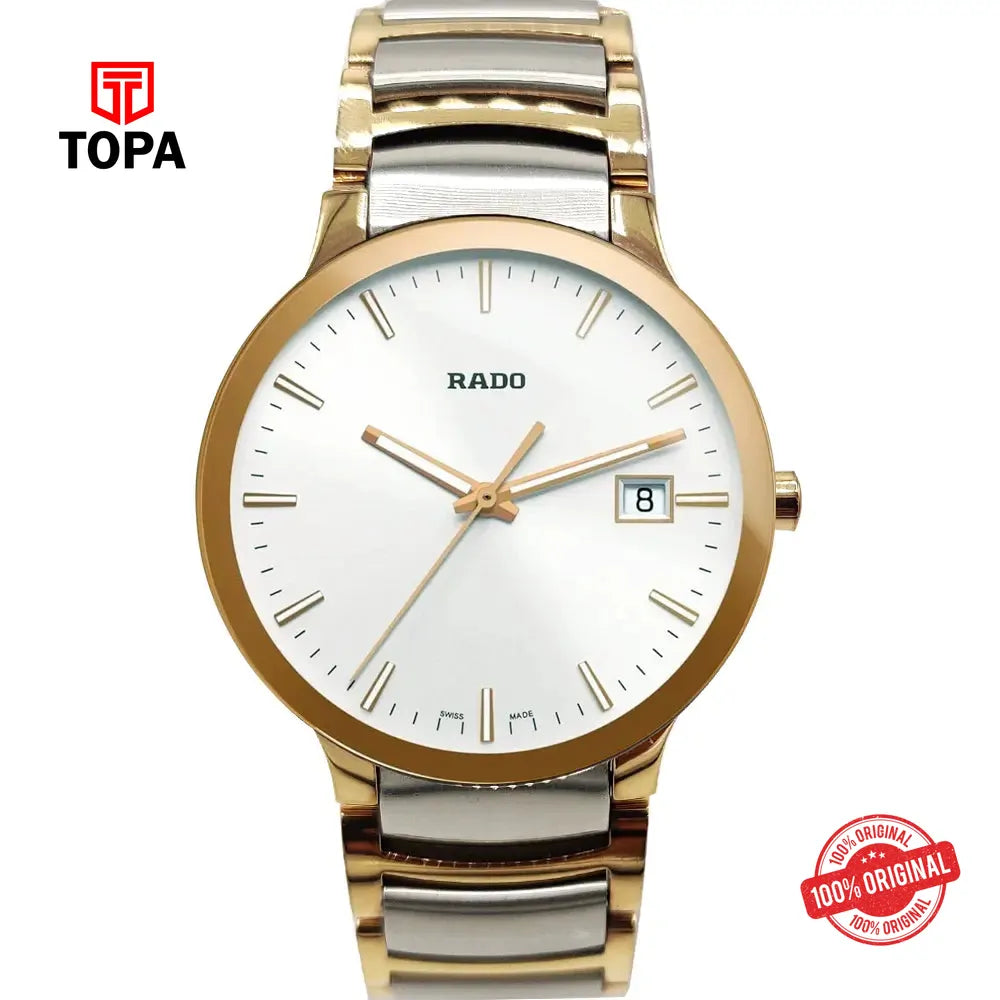 Rado 02965 Pre-Owned Metal Band Men Watch - Topa