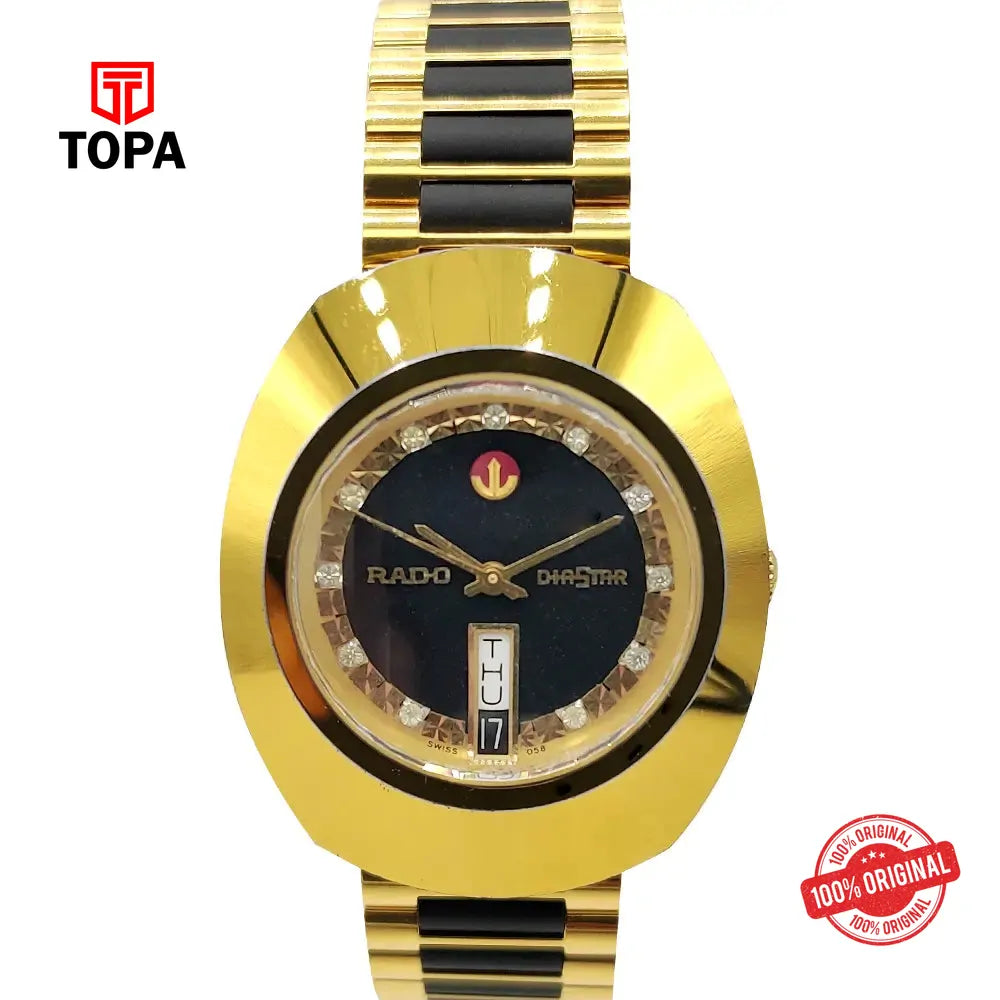 Rado 02972 Diastar Pre-Owned Metal Band Men Watch - Topa