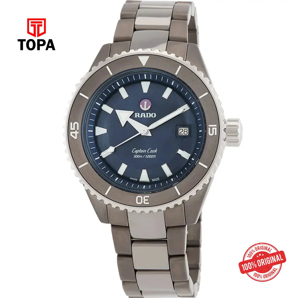 Rado Captain Cook Automatic R32144202 (03059) Pre-Owned Men Watch - Topa
