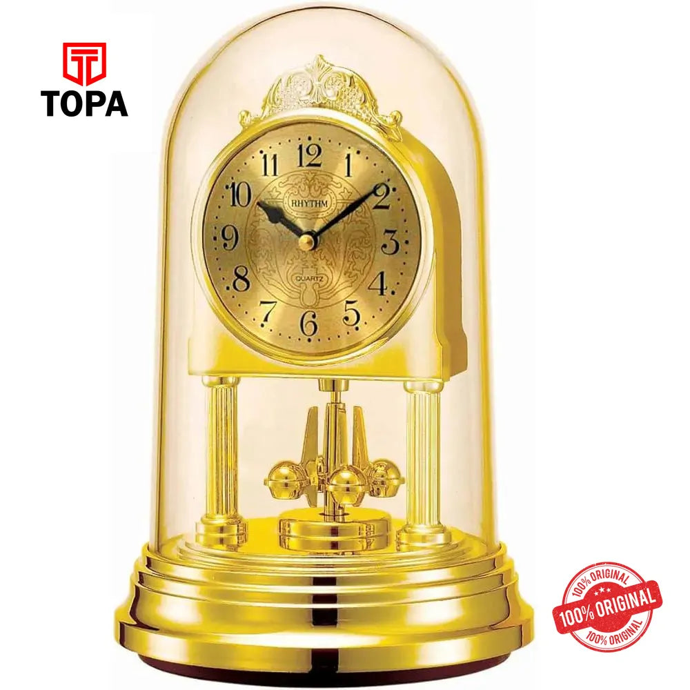 Rhythm 4SG888WR18 Rotating Pendulum Table Clock - Topa