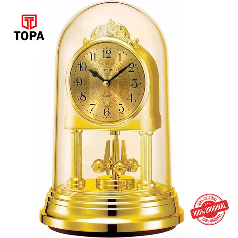 Rhythm 4SG888WR18 Rotating Pendulum Table Clock - Topa