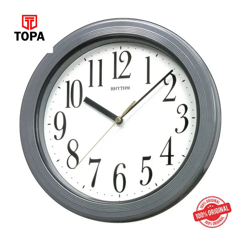 Rhythm CMG449NR08 Vapour-Resistant Wall Clock - Topa
