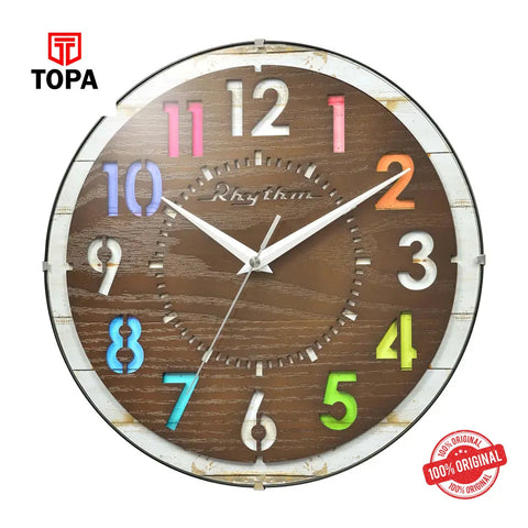 Rhythm CMG778NR06 Wall Clock - Topa